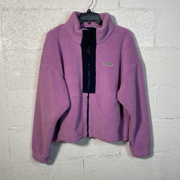 Columbia Laurelwoods II Interchange Jacket INNER FLEECE ONLY Navy/purple  XL - Picture 1 of 8